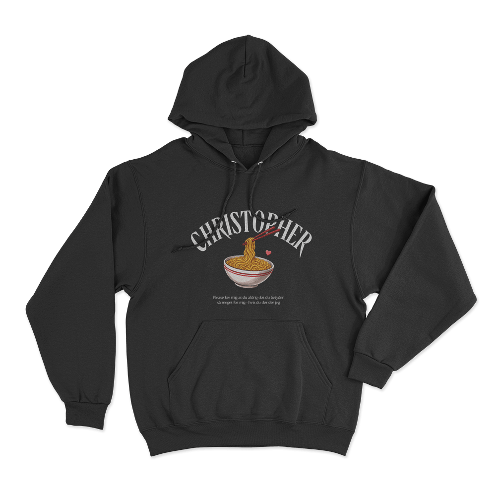 Noodle Unisex Hoodie Black Noodle Unisex Hoodie Black