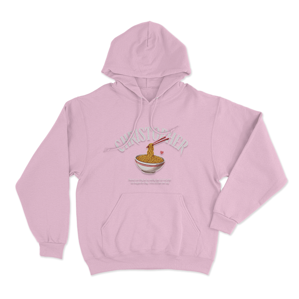 Noodle Unisex Hoodie Pink Noodle Unisex Hoodie Pink