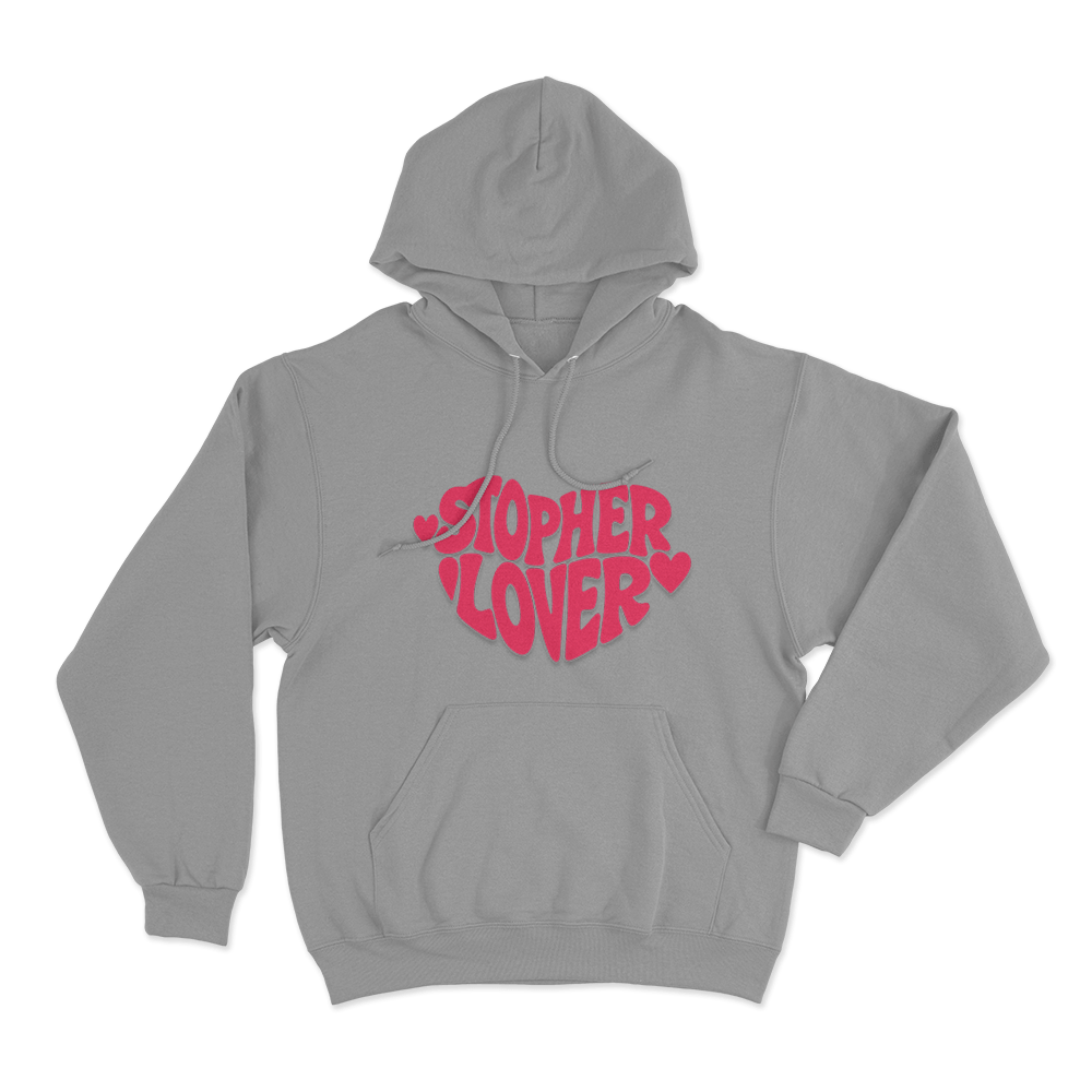 Stopherlover Unisex Hoodie Grey Stopherlover Unisex Hoodie Grey